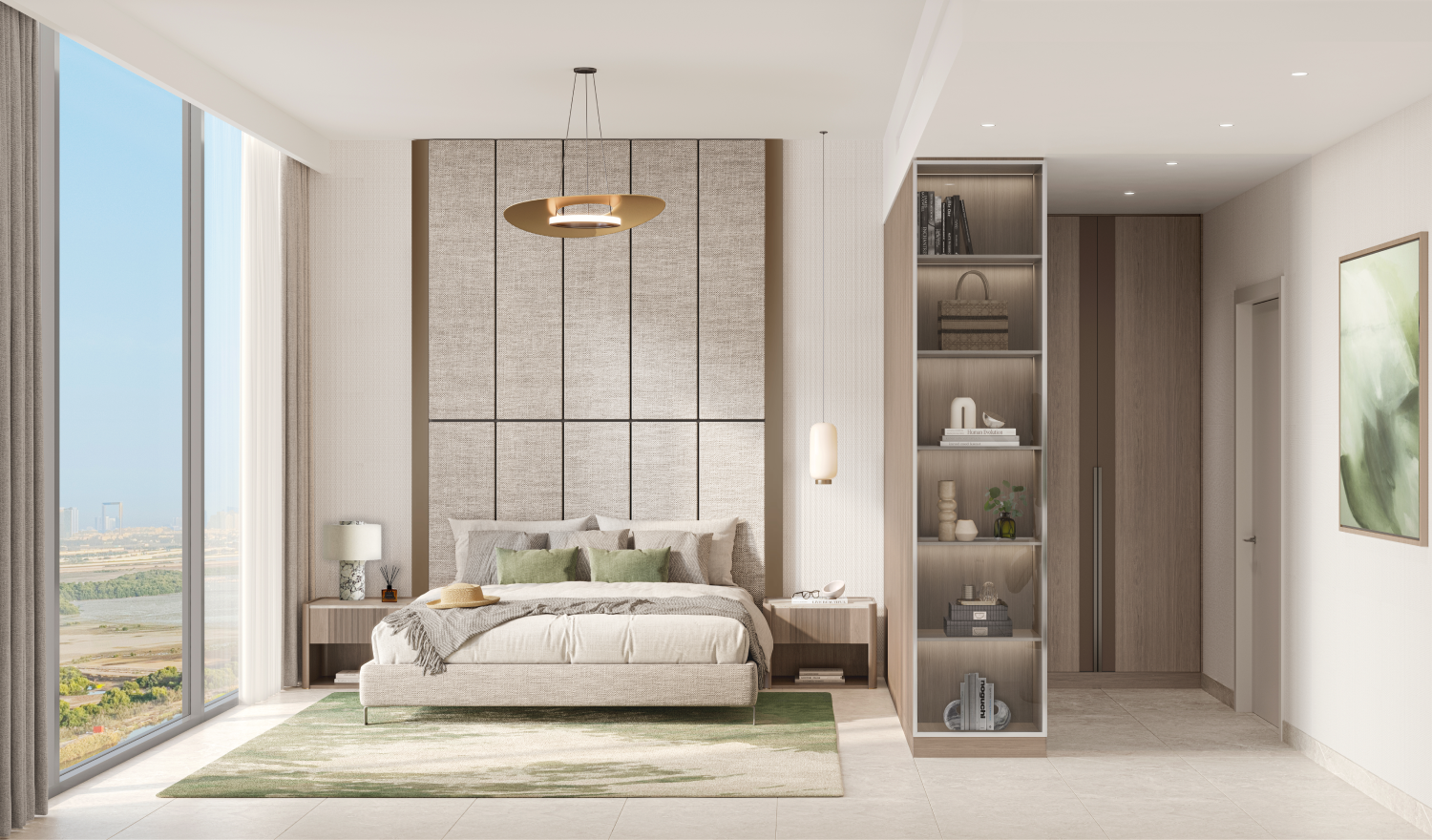 Riverton House - Master bedroom