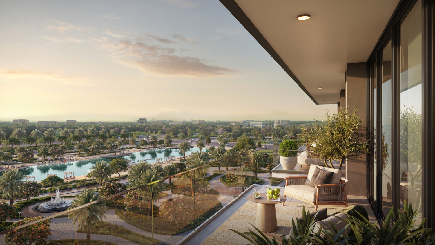 Riverton House - balcony view